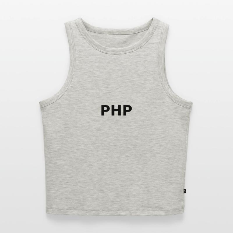 PHP pour les concepteurs de sites Web Débardeur cropped femme bio