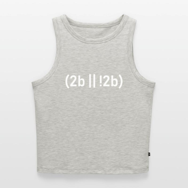 Programmeur Computer Nerd Internet Cadeau HTML Débardeur cropped femme bio