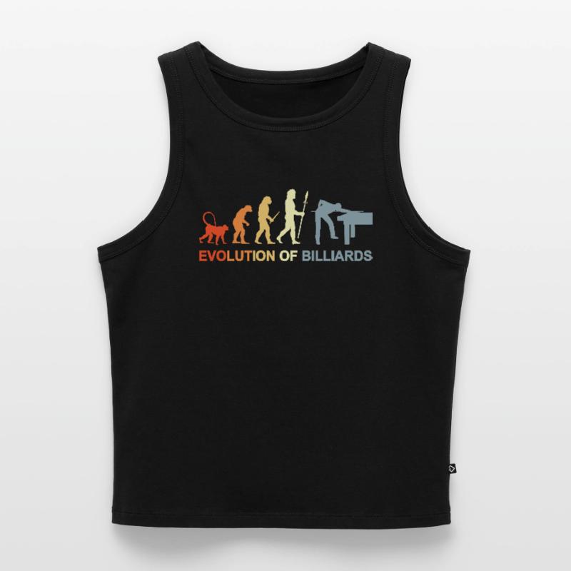 Billard Evolution Débardeur cropped femme bio