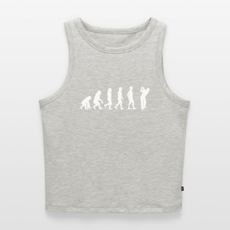 Evolution Golf Cropped Frauen Organic Tank Top