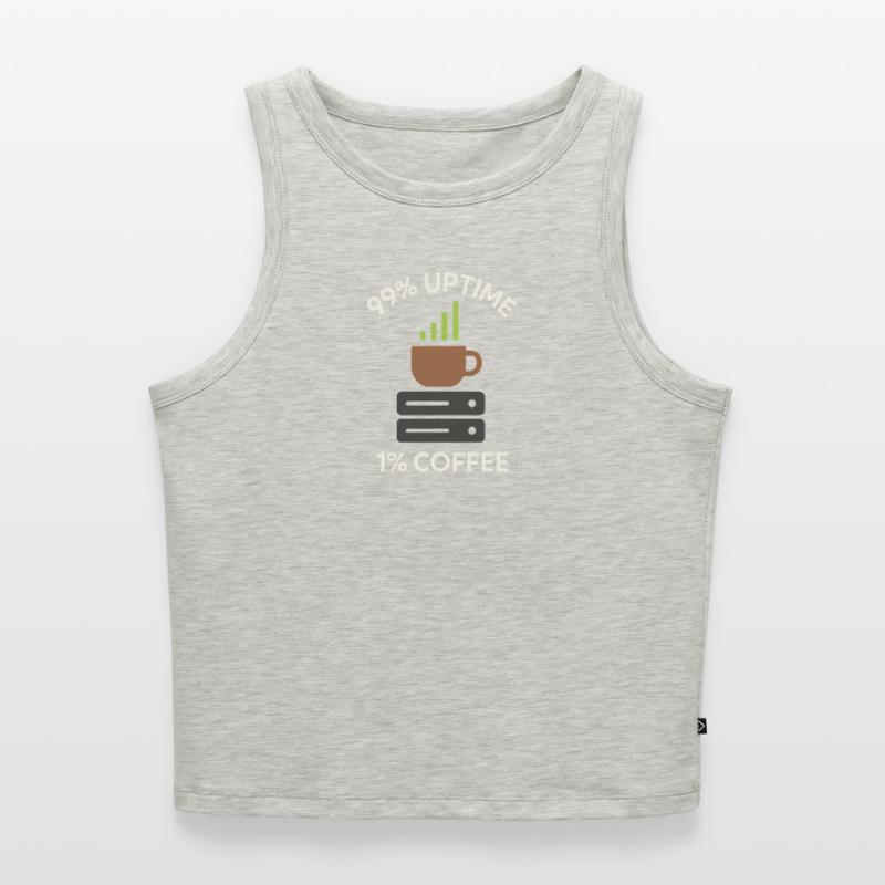 Network Infrastructure Rack and Stack Engineer Women’s Cropped Organic Tank Top