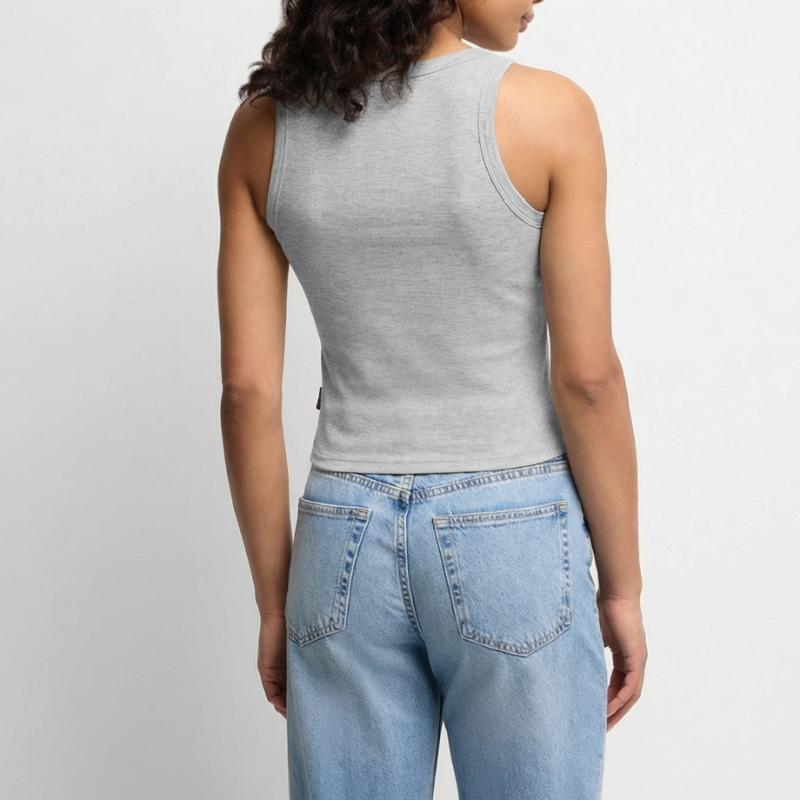HTML Humor Code Programmer Saying Women’s Cropped Organic Tank Top