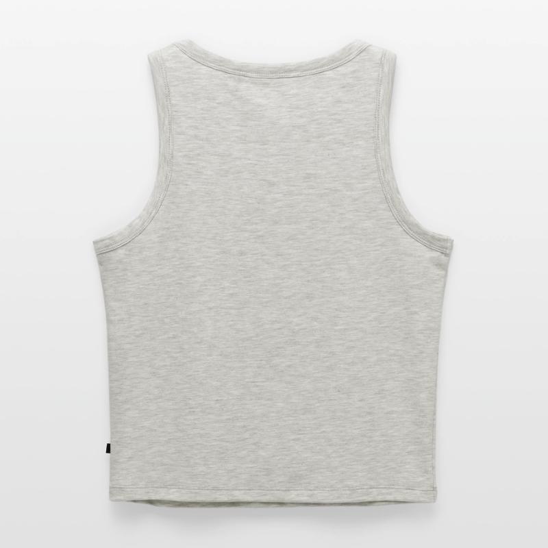 Bacio BAC10 8-Bit Esadecimal Code Nerd Pixel Art Women’s Cropped Organic Tank Top