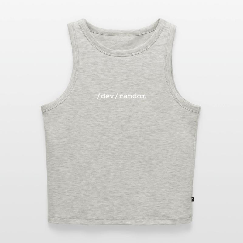 Linux random number generator - /dev/random Women’s Cropped Organic Tank Top