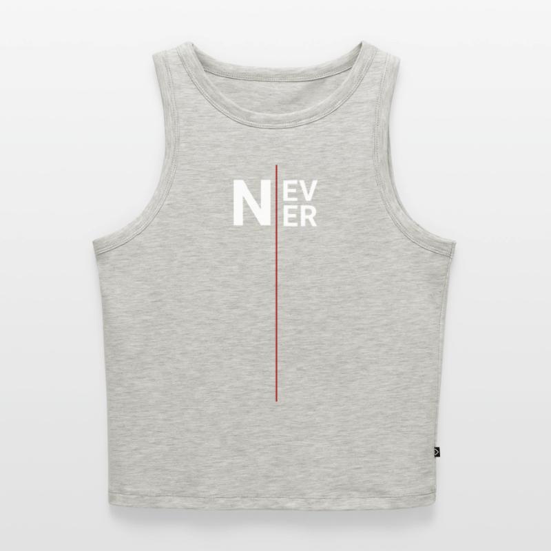 Null Bock, Never oder Ever? Kein Bock? Cropped Frauen Organic Tank Top