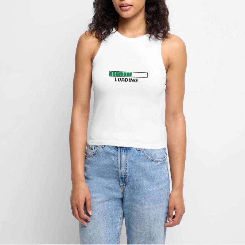 LOADING 4 Débardeur cropped femme bio