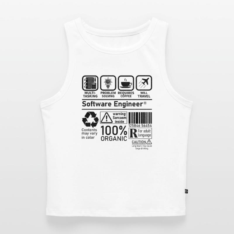 software engineer multi tasking problem solving Cropped Frauen Organic Tank Top