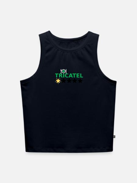 Tricatel - Cropped Frauen Organic Tank Top - Navy