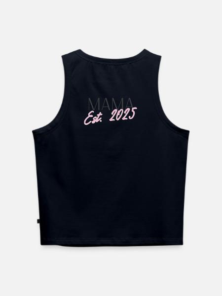 Mama 2025 - Cropped Frauen Organic Tank Top - Navy
