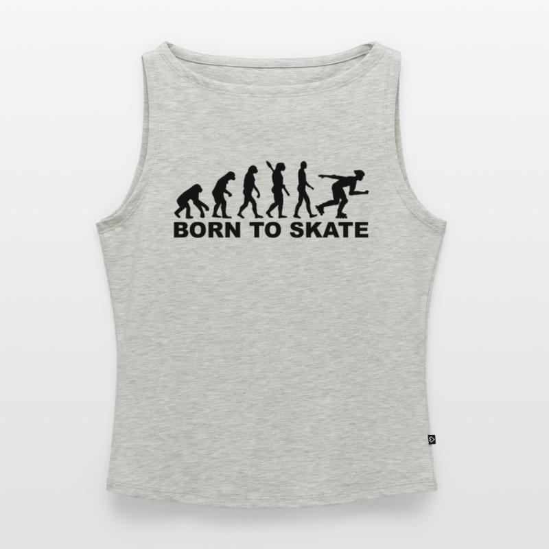 Évolution Inline Skating Débardeur femme à encolure bateau bio