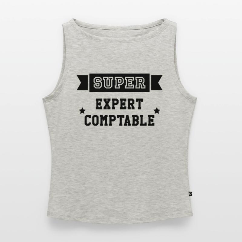 Expert Comptable / Comptabilité / Comptable / Débardeur femme à encolure bateau bio