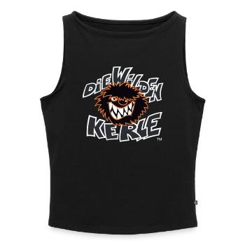 Die Wilden Kerle Logo - Frauen Organic Tank Top mit U-Boot-Ausschnitt - Schwarz - Vorne - Selfina (174cm)