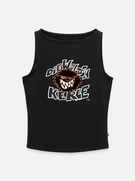 Die Wilden Kerle Logo - Frauen Organic Tank Top mit U-Boot-Ausschnitt - Schwarz