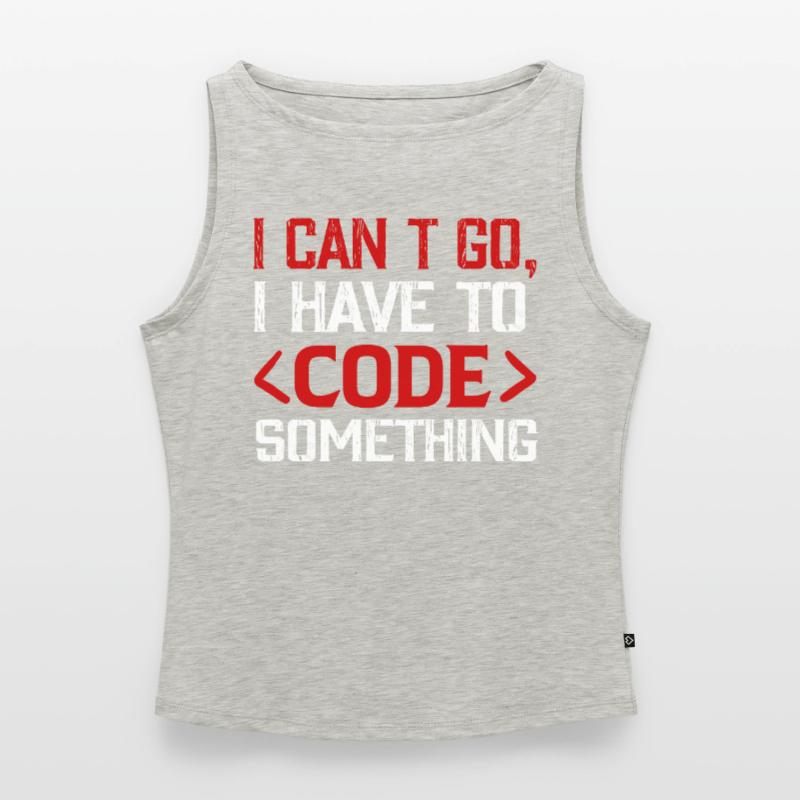 Programmierer , Nerd , Computer Code Frauen Organic Tank Top mit U-Boot-Ausschnitt