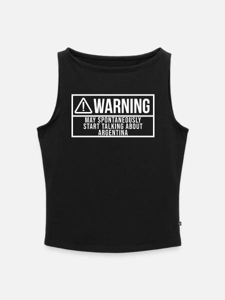 Argentinien, Argentinien, Argentinien - Frauen Organic Tank Top mit U-Boot-Ausschnitt - Schwarz