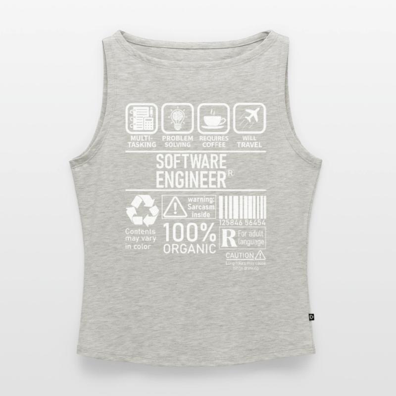 Software Engineer multi tasking problem solving Frauen Organic Tank Top mit U-Boot-Ausschnitt