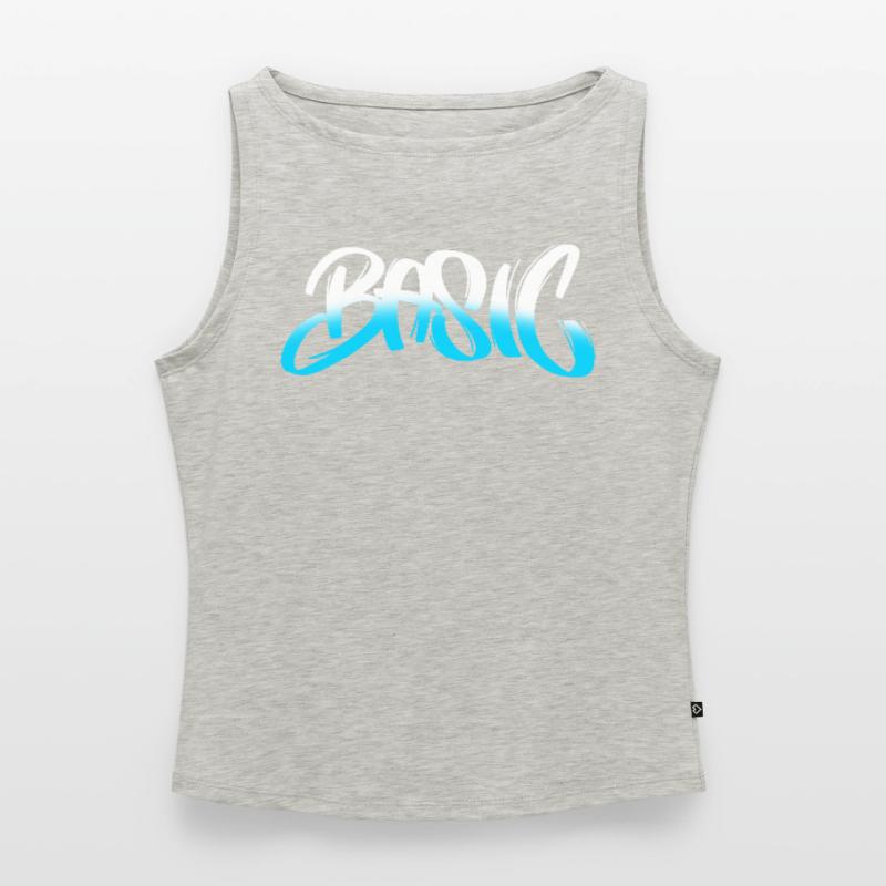 BASIC Graffiti Gradient Frauen Organic Tank Top mit U-Boot-Ausschnitt