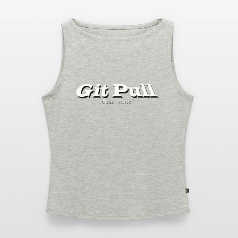 git pull Frauen Organic Tank Top mit U-Boot-Ausschnitt