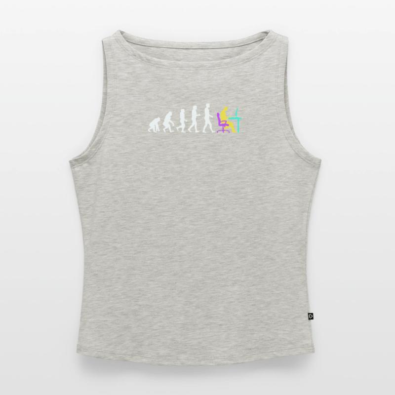 Developer Evolution Computerfreak Open Source Frauen Organic Tank Top mit U-Boot-Ausschnitt