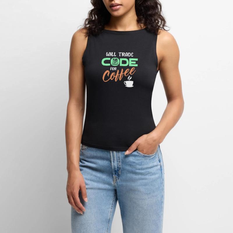 Programmer Developer Code Statement Computer Women’s Organic Boat Neck Tank Top