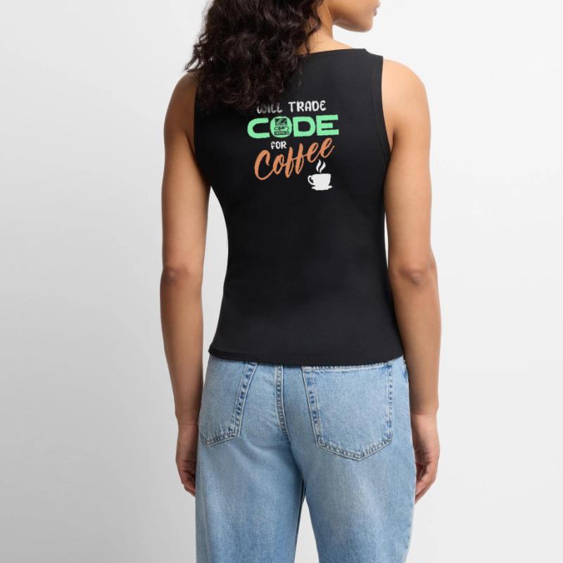 Programmer Developer Code Statement Computer Women’s Organic Boat Neck Tank Top