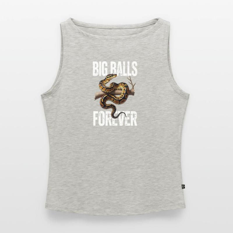 Python roi Serpents Amateurs de terrarium Python Débardeur femme à encolure bateau bio