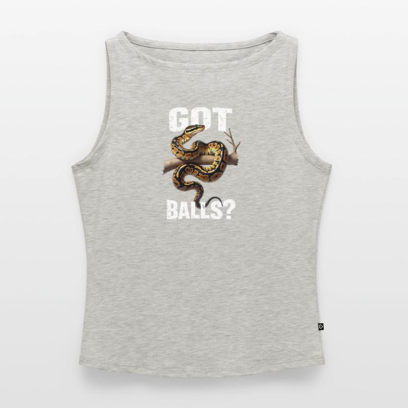 Python roi Serpents Amateurs de terrarium Python Débardeur femme à encolure bateau bio