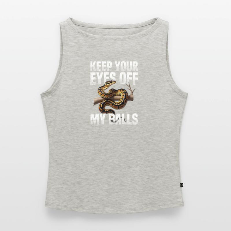 Python roi Serpents Amateurs de terrarium Python Débardeur femme à encolure bateau bio