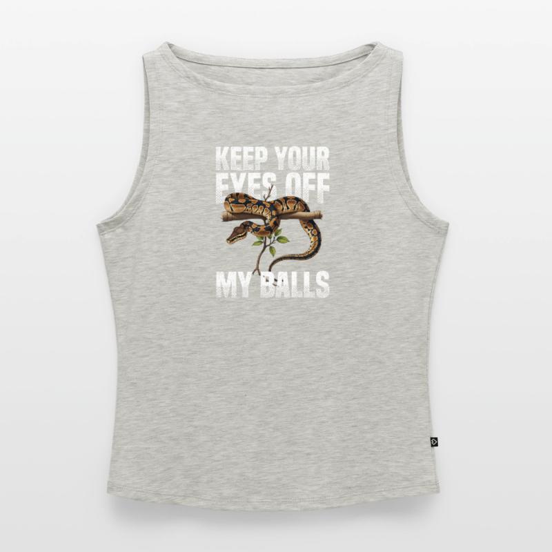 Python roi Serpents Amateurs de terrarium Python Débardeur femme à encolure bateau bio