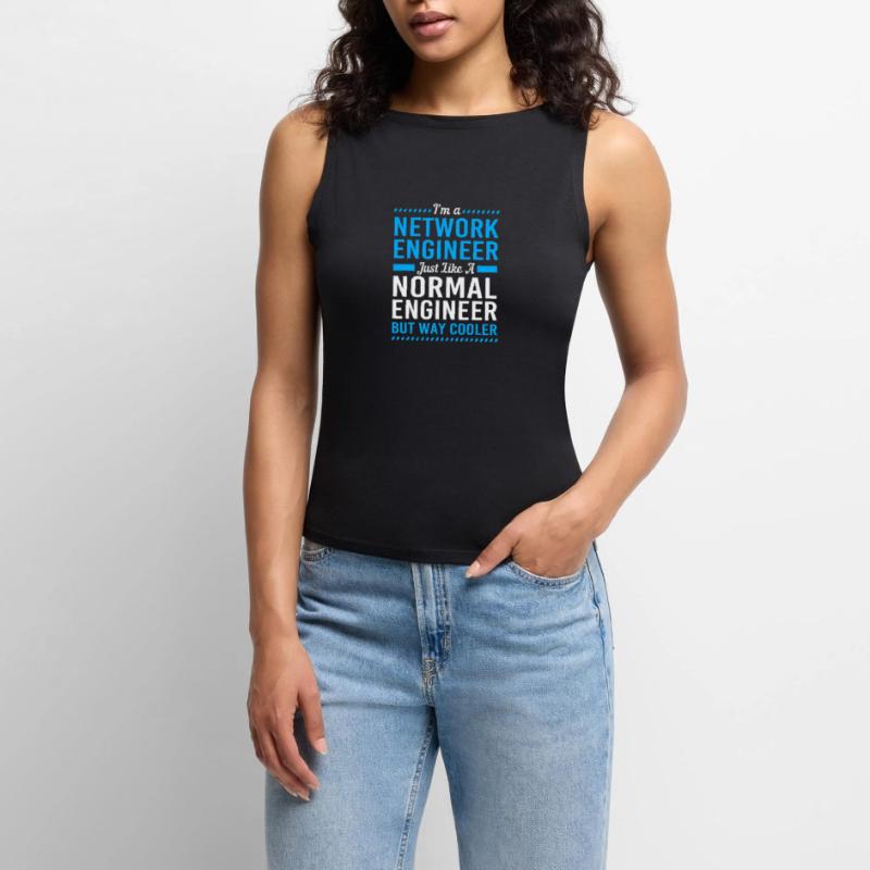 Network Computer Scientist Programmer Admin Women’s Organic Boat Neck Tank Top