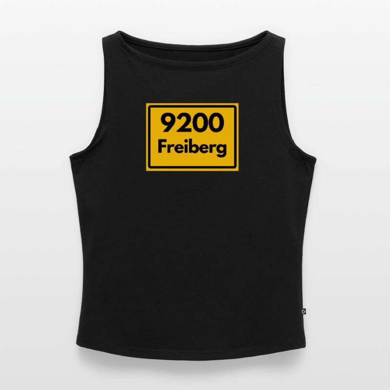 OLD POSTCODE 9200 SAXONY FREIBERG POSTAL CODE Women’s Organic Boat Neck Tank Top