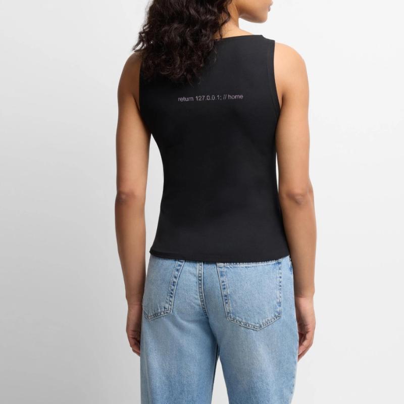Programmer Nerd IT Joke Developer Home Women’s Organic Boat Neck Tank Top
