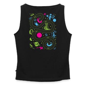 Weltraumbahn verfolgen Kinder - Frauen Organic Tank Top mit U-Boot-Ausschnitt - Schwarz - Hinten