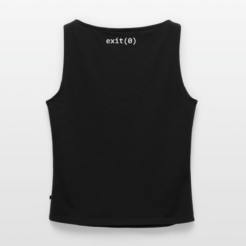 exit(0) - Exit Success Frauen Organic Tank Top mit U-Boot-Ausschnitt