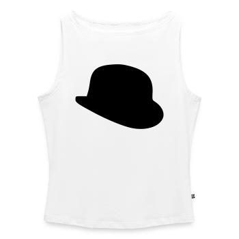 Hut - Frauen Organic Tank Top mit U-Boot-Ausschnitt - Weiß - Vorne - Selfina (174cm)
