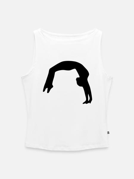 Flick Flack - Frauen Organic Tank Top mit U-Boot-Ausschnitt - Weiß