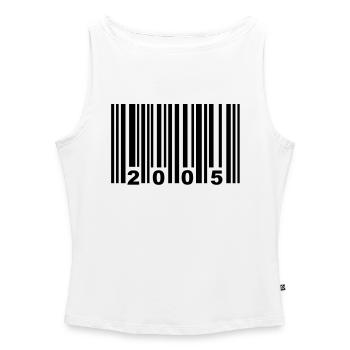 2005 - Women’s Organic Boat Neck Tank Top - white - Front - Selfina (174cm)