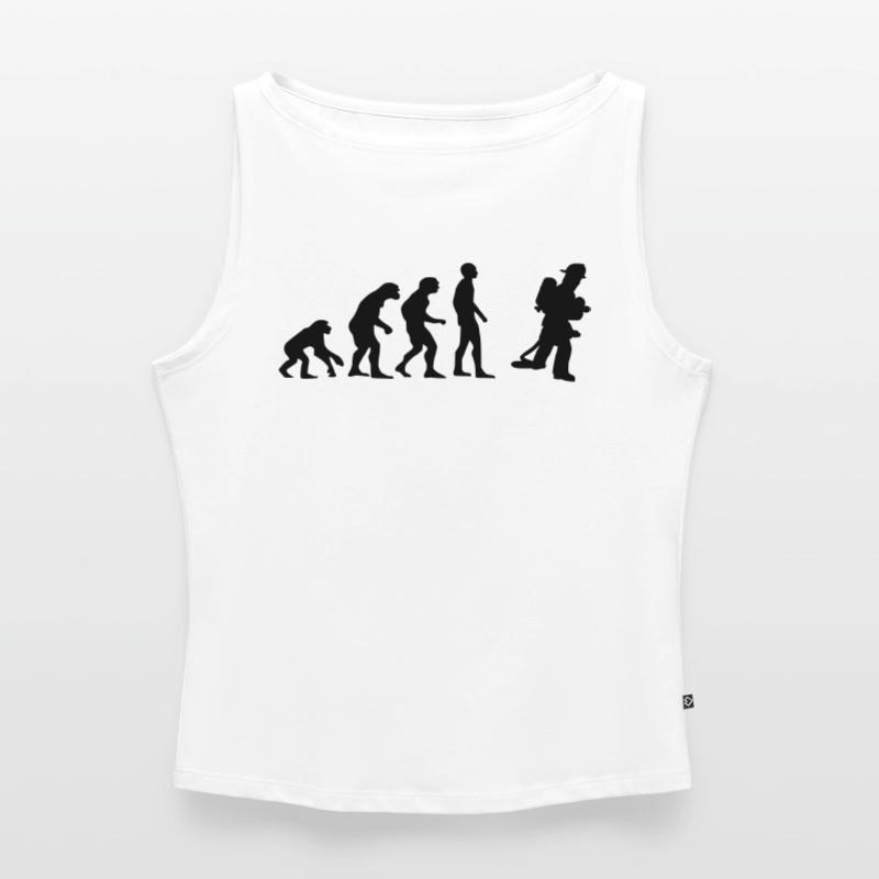 firefighter evolution Women’s Organic Boat Neck Tank Top