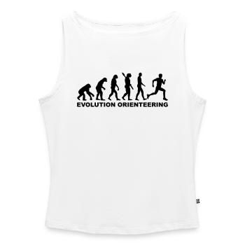 Orientierungslauf - Frauen Organic Tank Top mit U-Boot-Ausschnitt - Weiß - Vorne - Selfina (174cm)