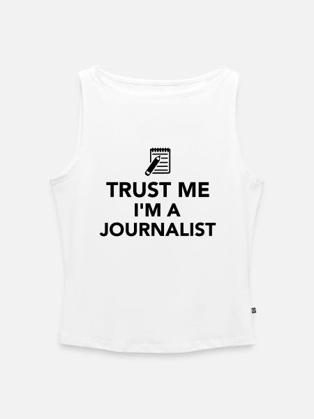 Journalist - Frauen Organic Tank Top mit U-Boot-Ausschnitt - Weiß