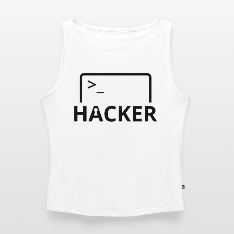 Hacker Informatiker Computer Programmierer Frauen Organic Tank Top mit U-Boot-Ausschnitt
