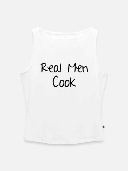 Men Cook - Frauen Organic Tank Top mit U-Boot-Ausschnitt - Weiß