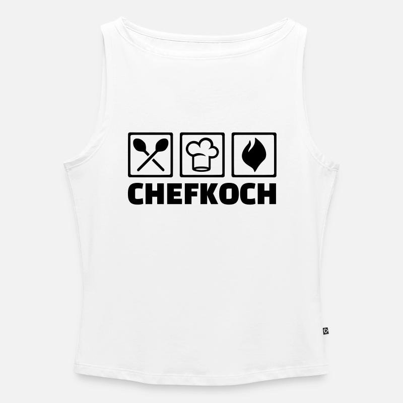 Chefkoch - Frauen Organic Tank Top mit U-Boot-Ausschnitt - Weiß