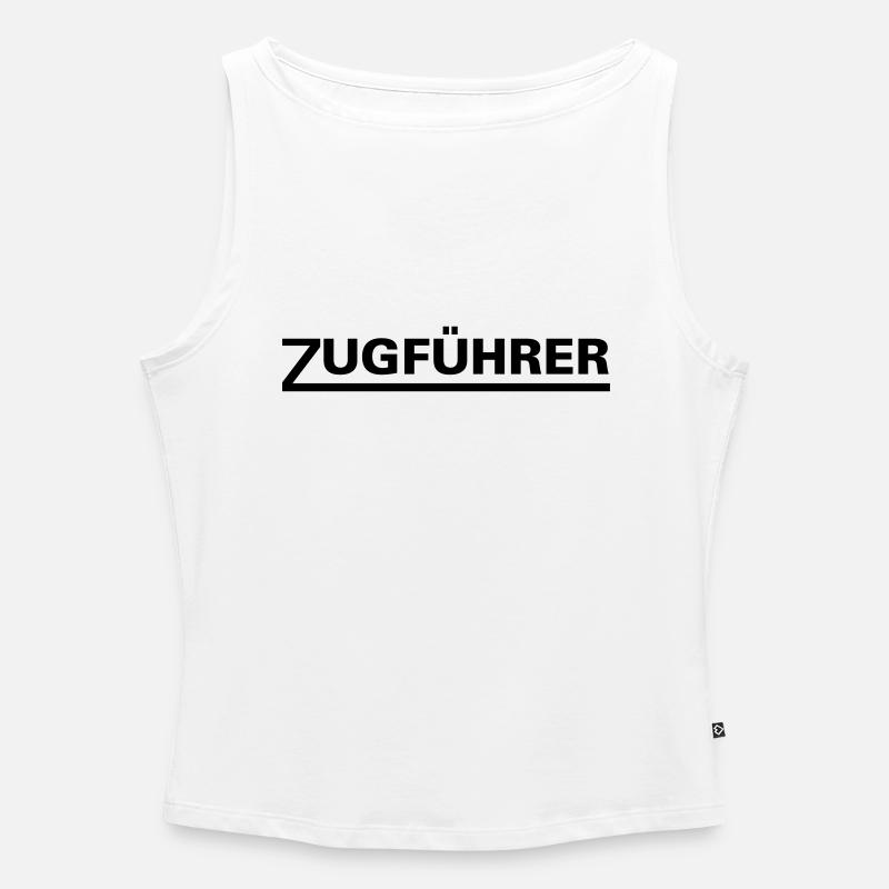 Zugführer - Frauen Organic Tank Top mit U-Boot-Ausschnitt - Weiß