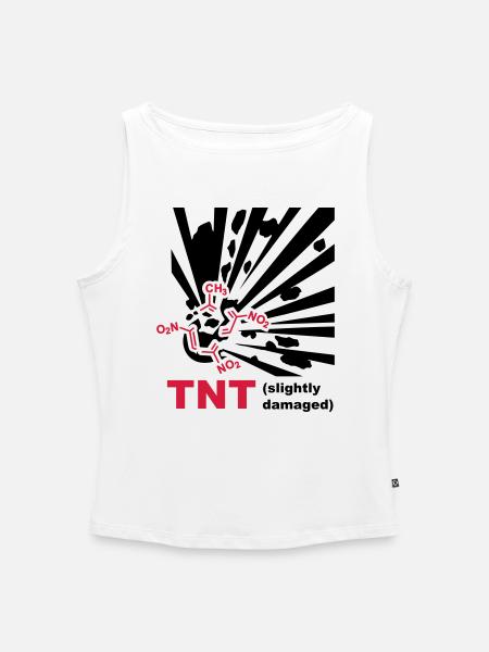 TNT - Explosion - Frauen Organic Tank Top mit U-Boot-Ausschnitt - Weiß