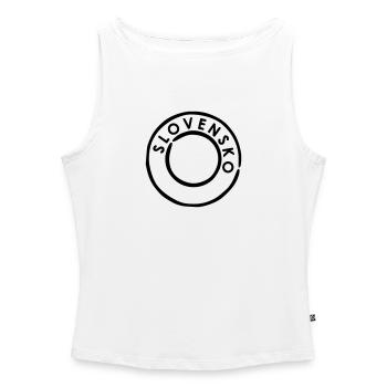 Slowenien - Frauen Organic Tank Top mit U-Boot-Ausschnitt - Weiß - Vorne - Selfina (174cm)