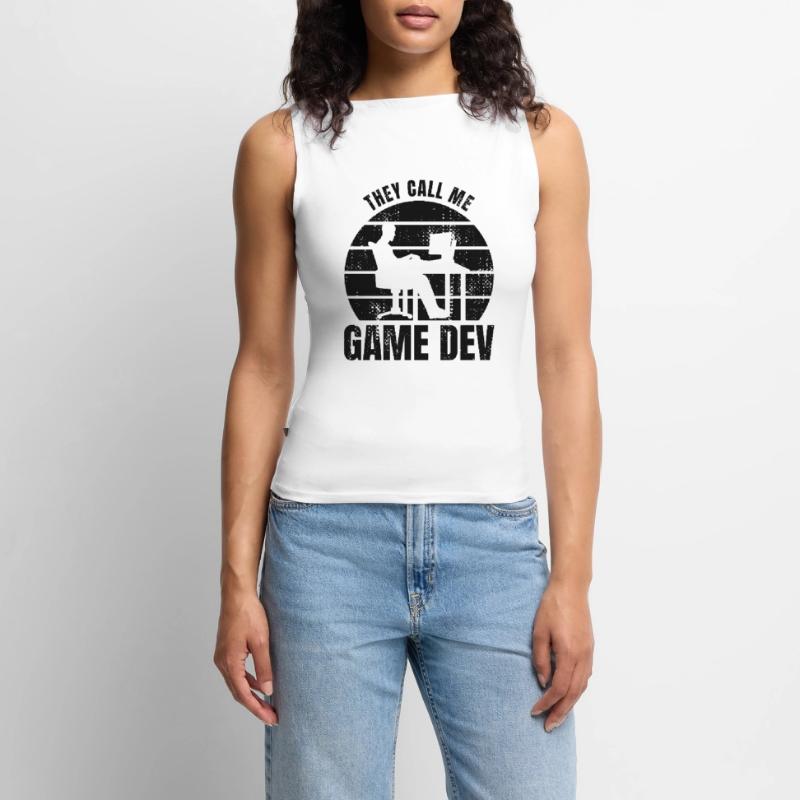 Game Developer Women’s Organic Boat Neck Tank Top