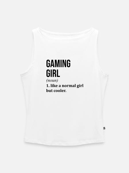 Gaming Gaming Gaming - Frauen Organic Tank Top mit U-Boot-Ausschnitt - Weiß