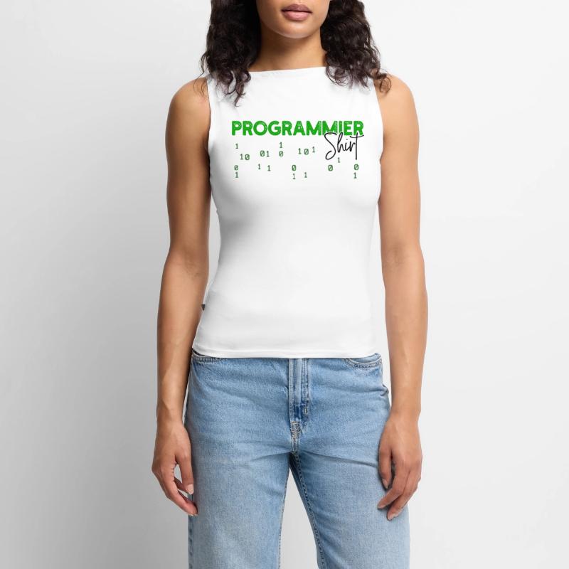 Programmierer Developer Code Statement Skripting Frauen Organic Tank Top mit U-Boot-Ausschnitt