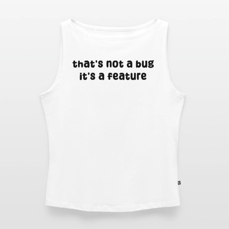 Développeur : Geek Bugs Code Computer Science Statement Débardeur femme à encolure bateau bio
